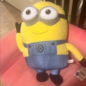 Despicable Me Yellow Minion Plush with Blue Overalls